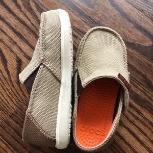 Brand new Crocs boat shoes.